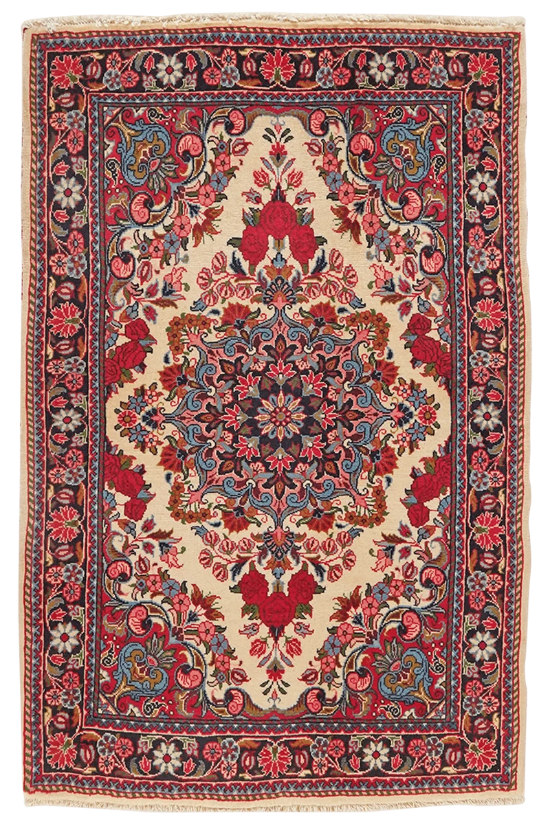 Sarough · Handgeknüpft – Beige, 107x72 cm