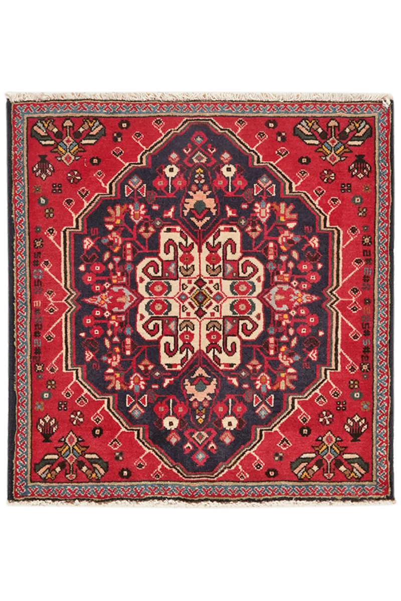 Gashgai · Handgeknüpft – Rot, 65x62 cm
