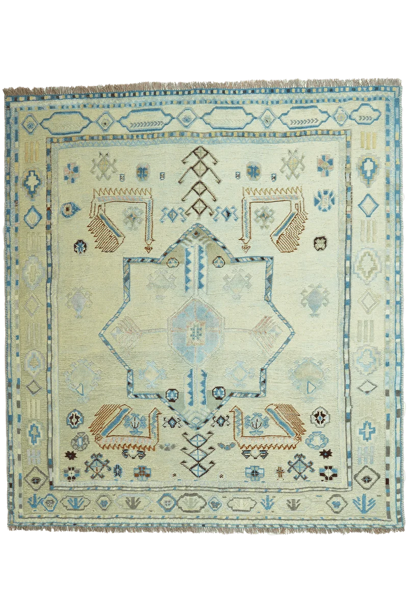 Kelim Belutch · Handgewebt – Grün, 172x157 cm