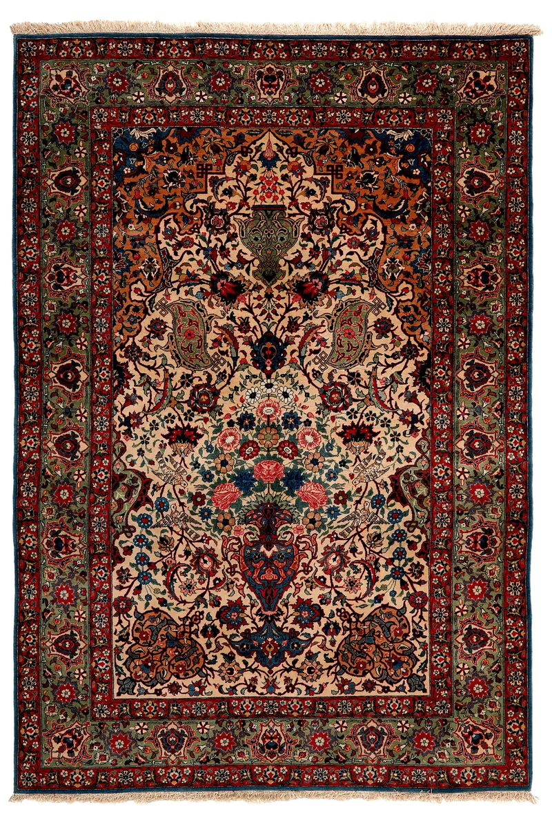 Kashan · Handgeknüpft – Braun, 202x135 cm