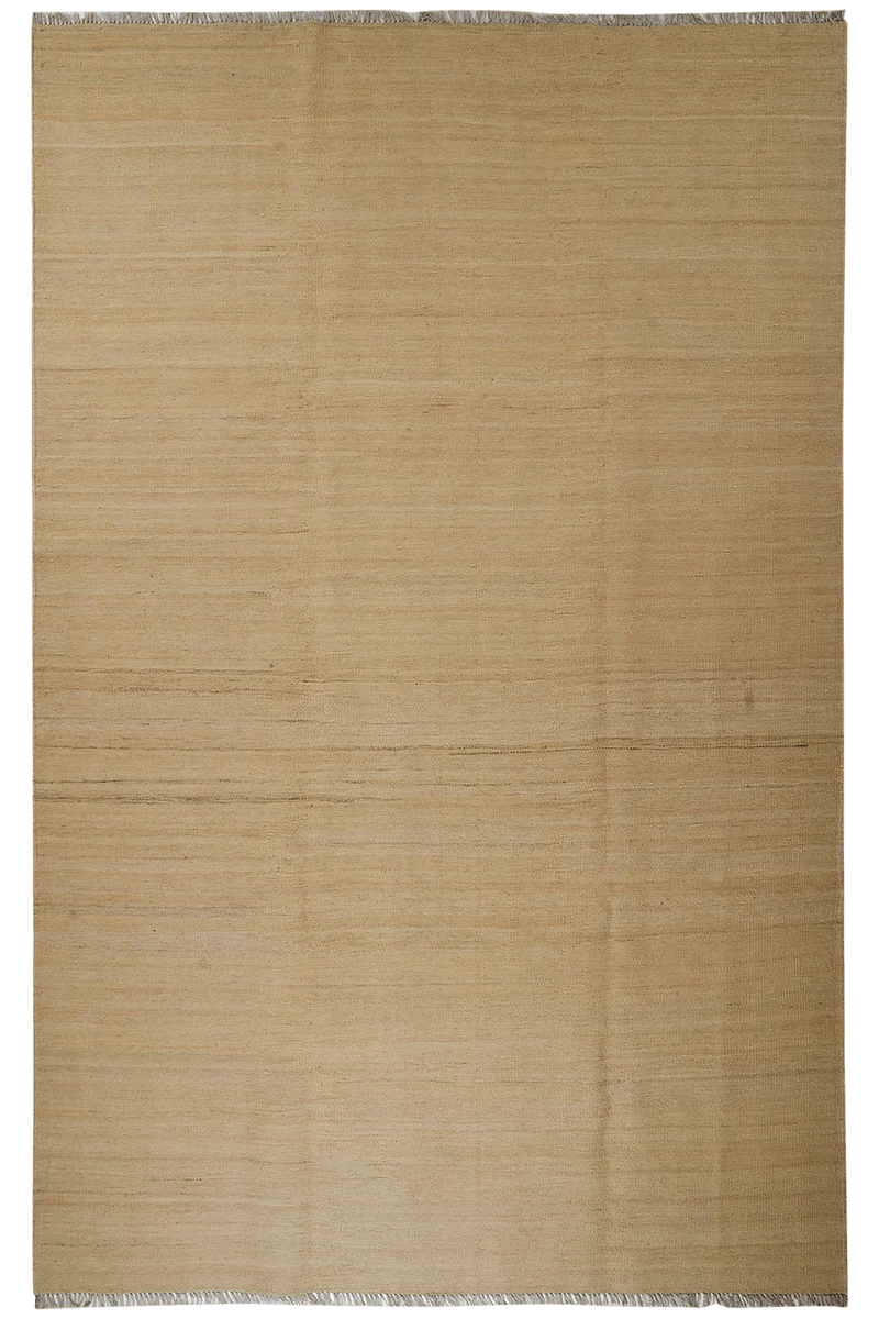 Kelim Gashgai · Handgewebt – Beige, 293x192 cm