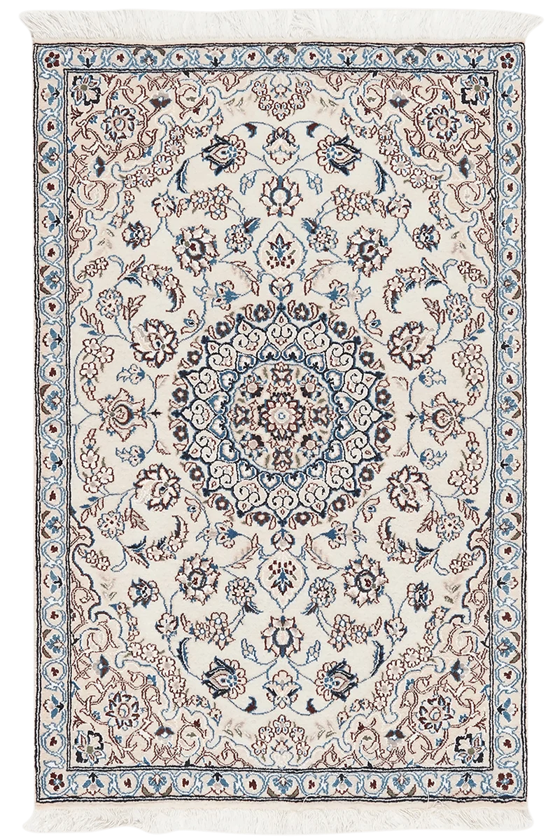 Nain 9La · Handgeknüpft – Beige, 139x90 cm