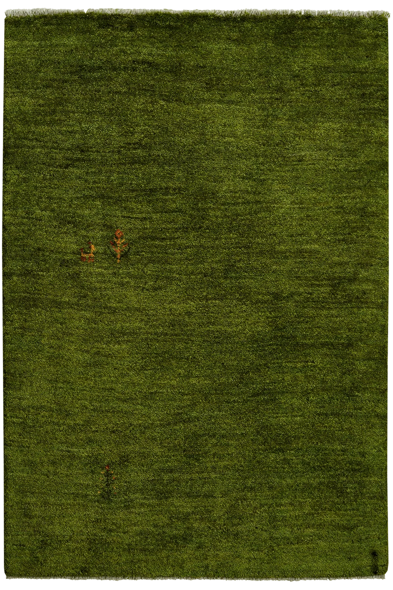 Gabbeh · Handgeknüpft – Grün, 147x101 cm