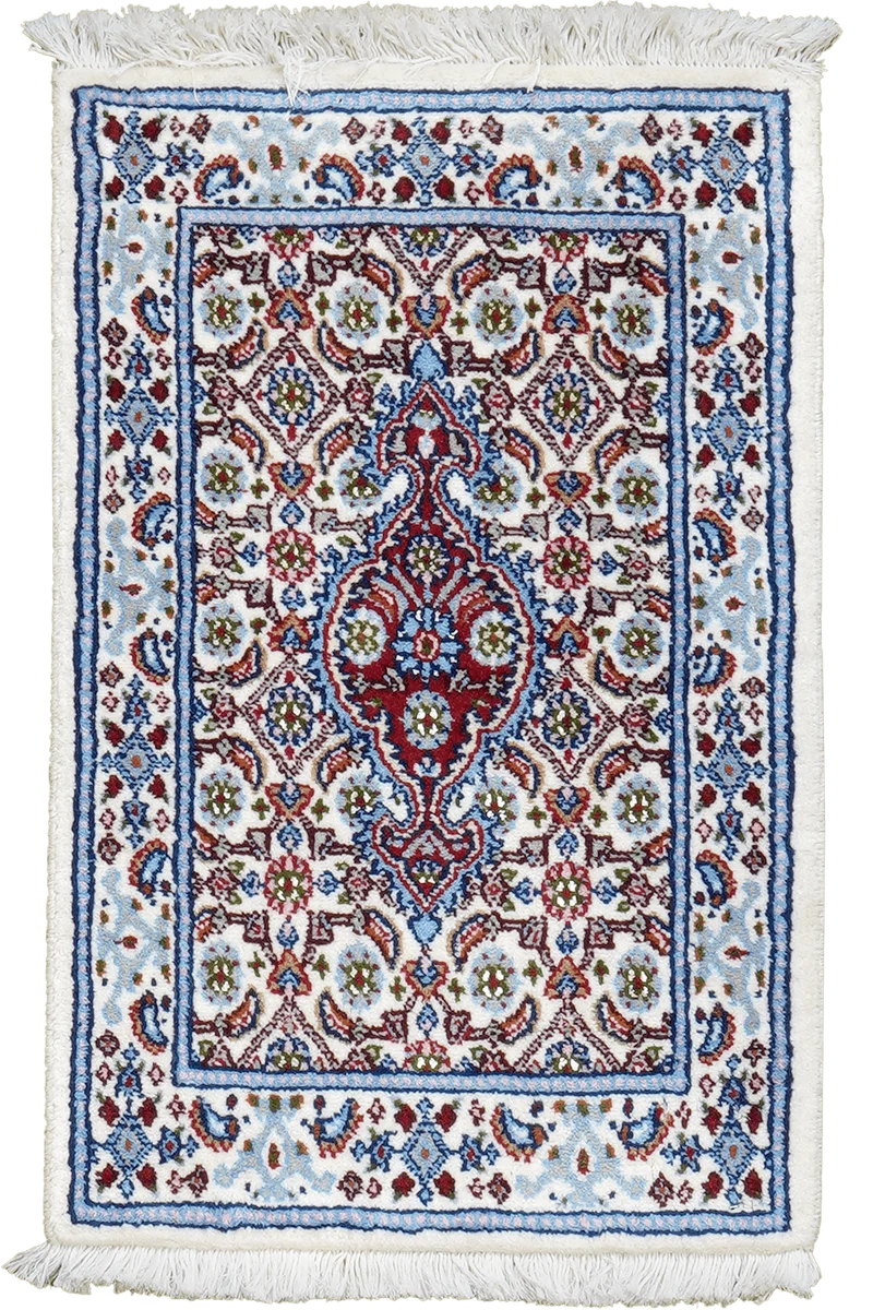 Moud Mahi · Handgeknüpft – Beige, 60x38 cm
