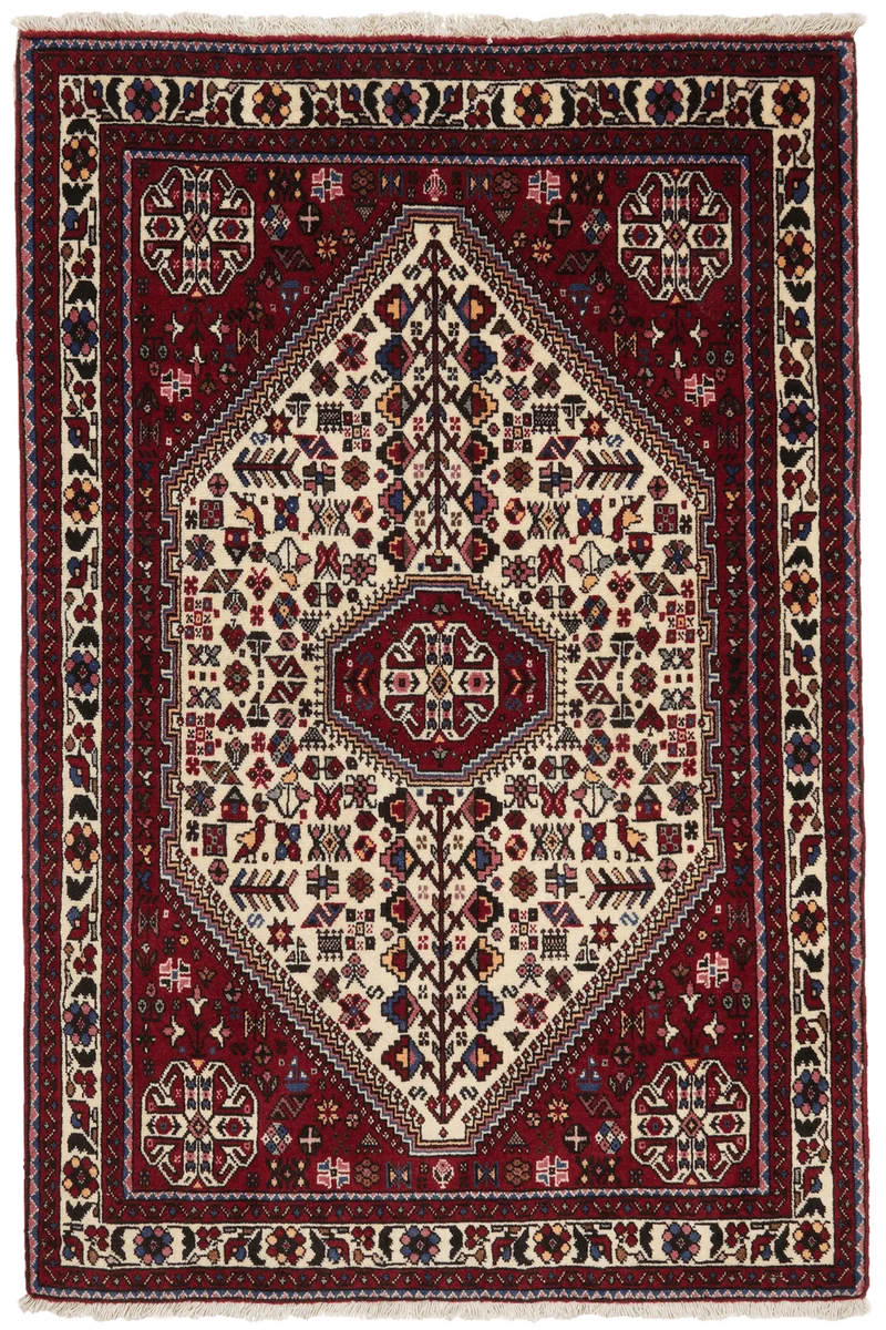 Abadeh · Handgeknüpft – Beige, 151x100 cm