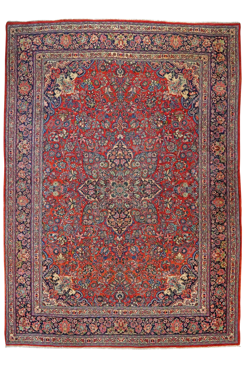 Ekbatan · Handgeknüpft – Rot, 364x270 cm