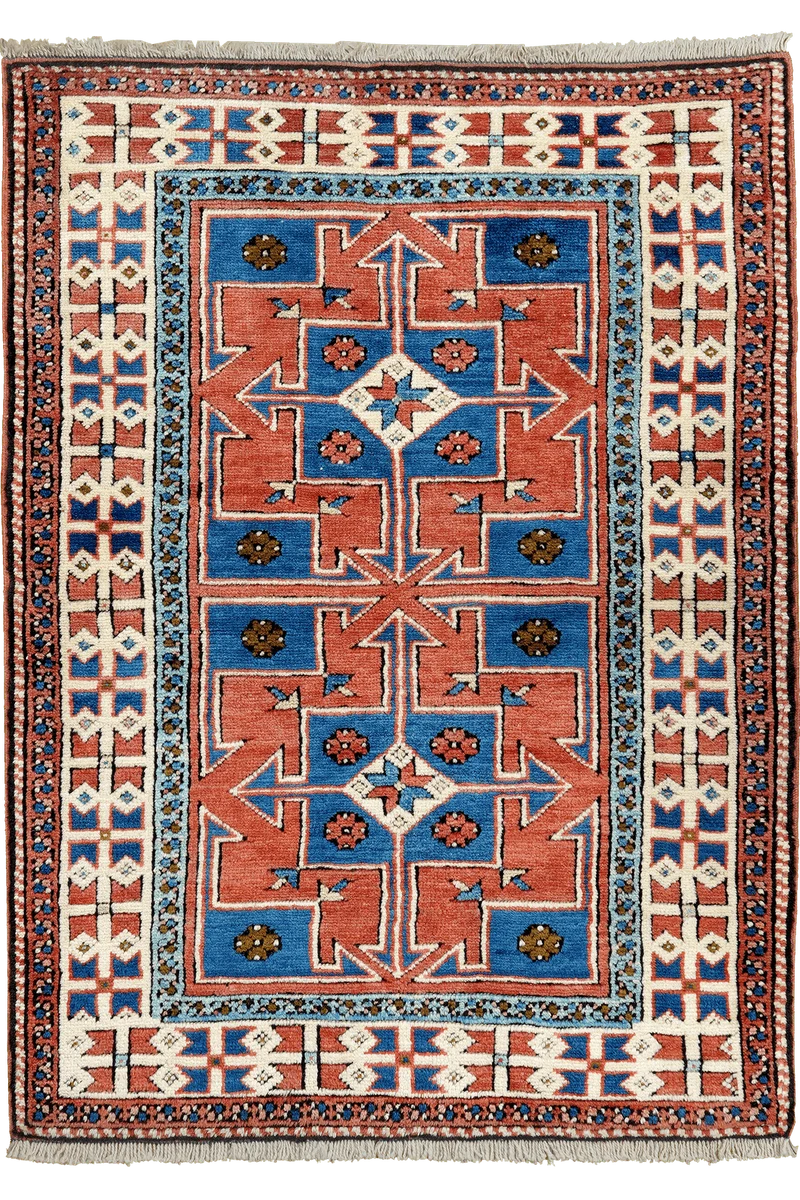 Kars · Handgeknüpft – Rot, 118x85 cm