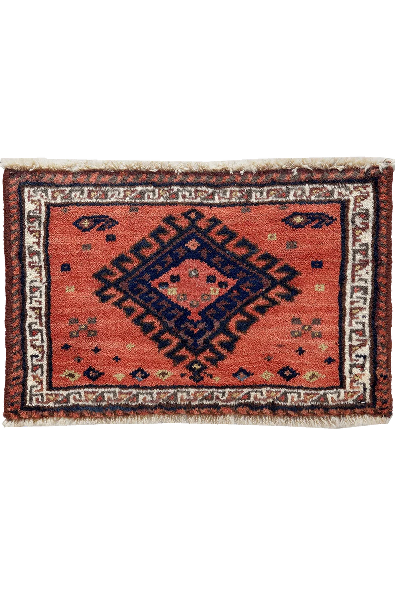 Afshar · Handgeknüpft – Rot, 30x45 cm