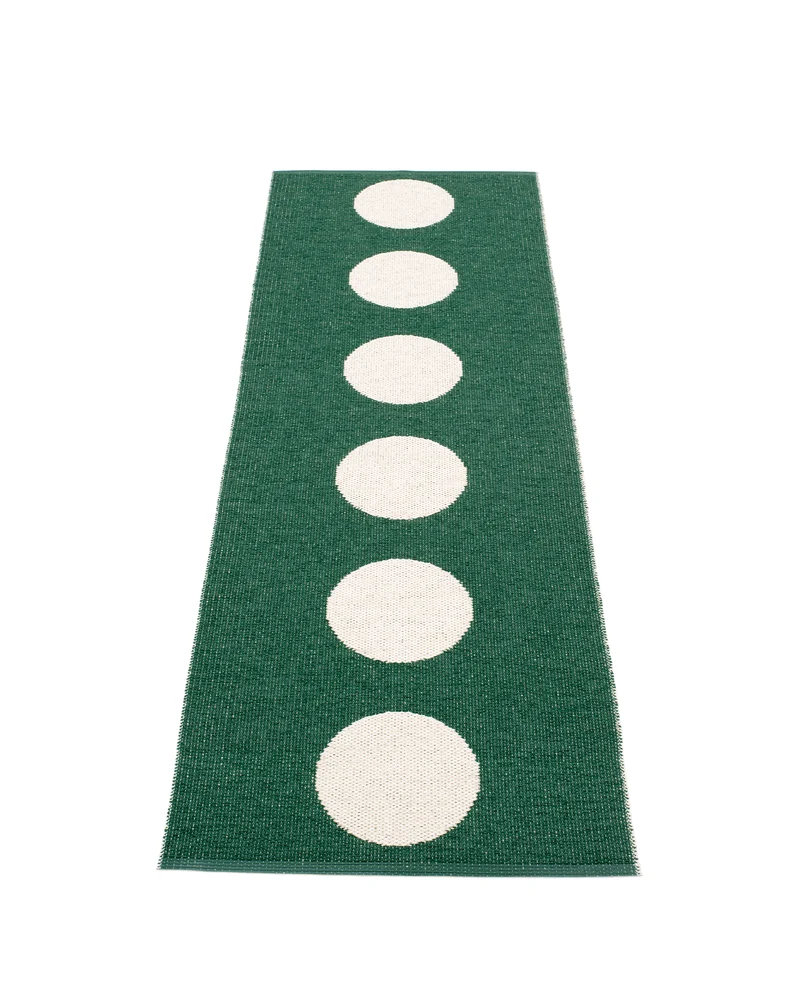 VERA Dark Green - Runner Rug
