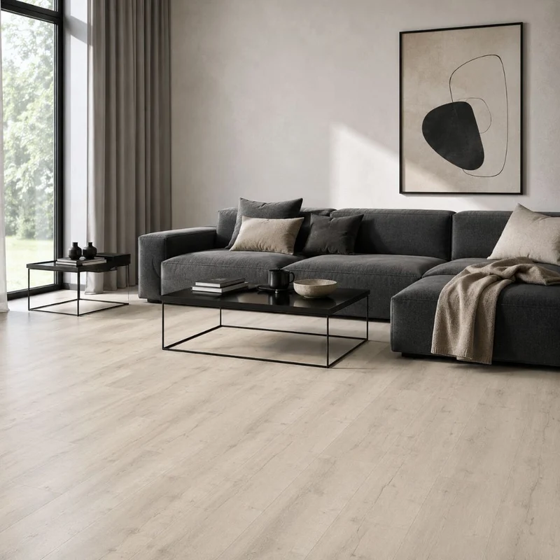 Klick Vinyl Eiche Polarium 7,5 mm mit Trittschalldämmung