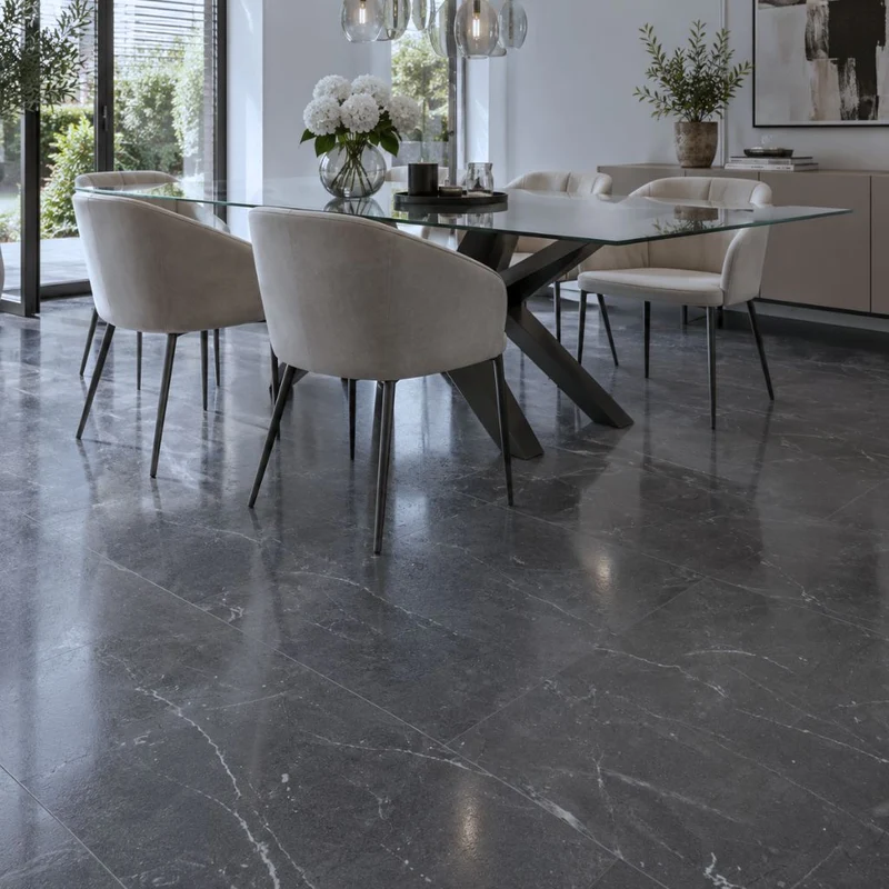 Klick Laminat Fliesenoptik Premium Botticino Classico Dark
