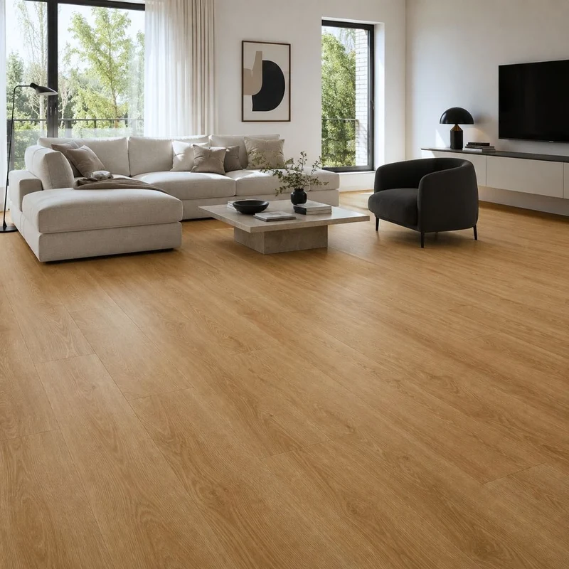 Klick Vinyl Holzoptik Eiche Savio mit Trittschalldämmung