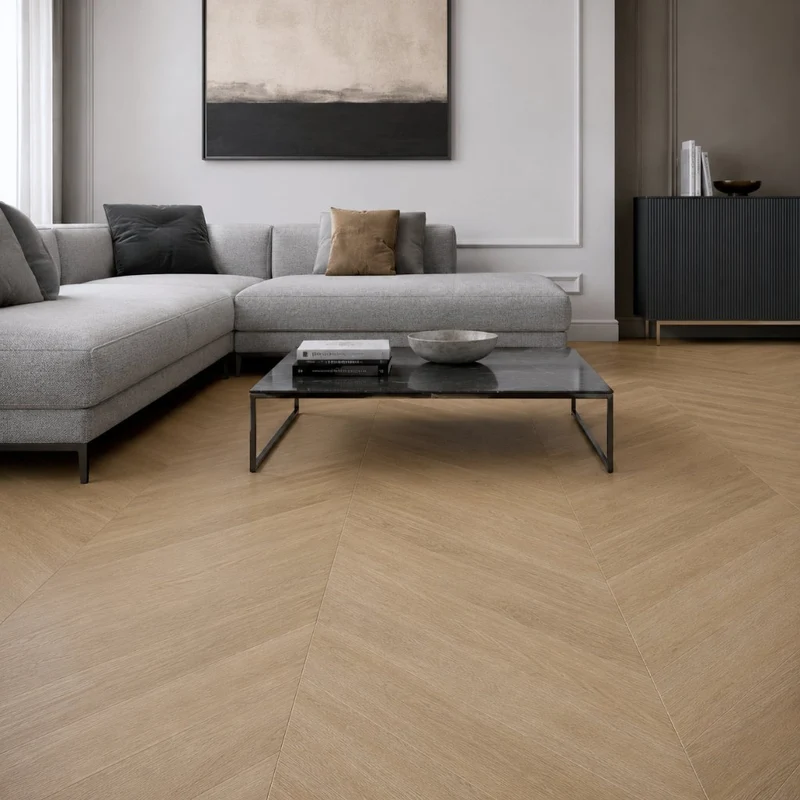 Klick Vinylboden CHEVRON silent 70-05 Château Braun