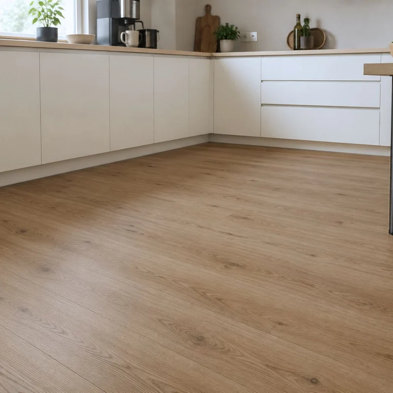 Klick Vinylboden Eiche Clara mit Trittschalldämmung