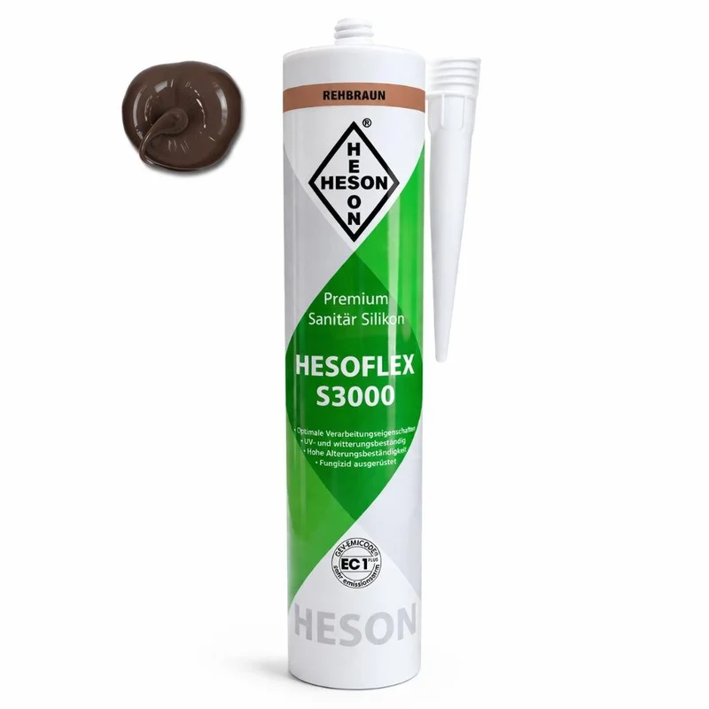 Sanitär Silikon Rehbraun A14 – HESOFLEX S 3000