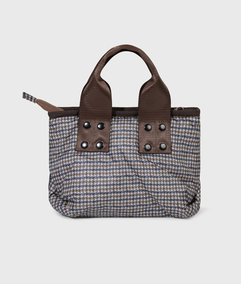 10DAYS AMSTERDAM Small Padded Shopper Check