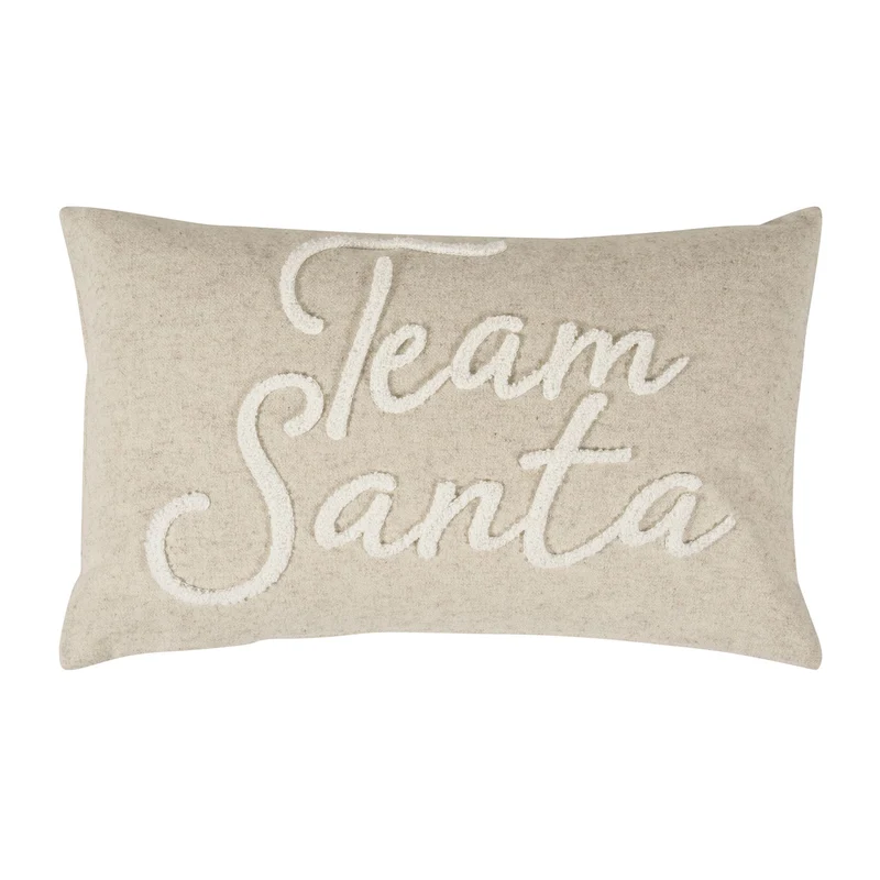 PAD HOME Kissenbezug Team Santa, natural
