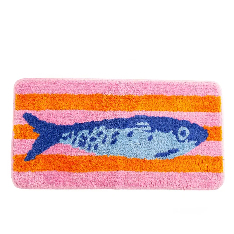 Badematte Sardine