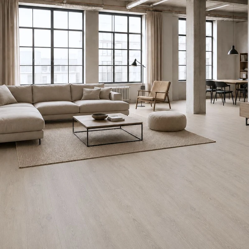 Klick Vinyl Eiche Ales Landhausdiele mit Trittschalldämmung
