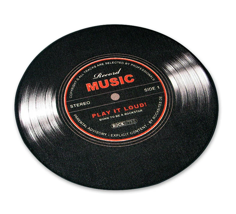 Record Music Teppich mittel Schallplatte