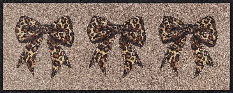 Fußmatte 30x75 Iconic Ribbon beige