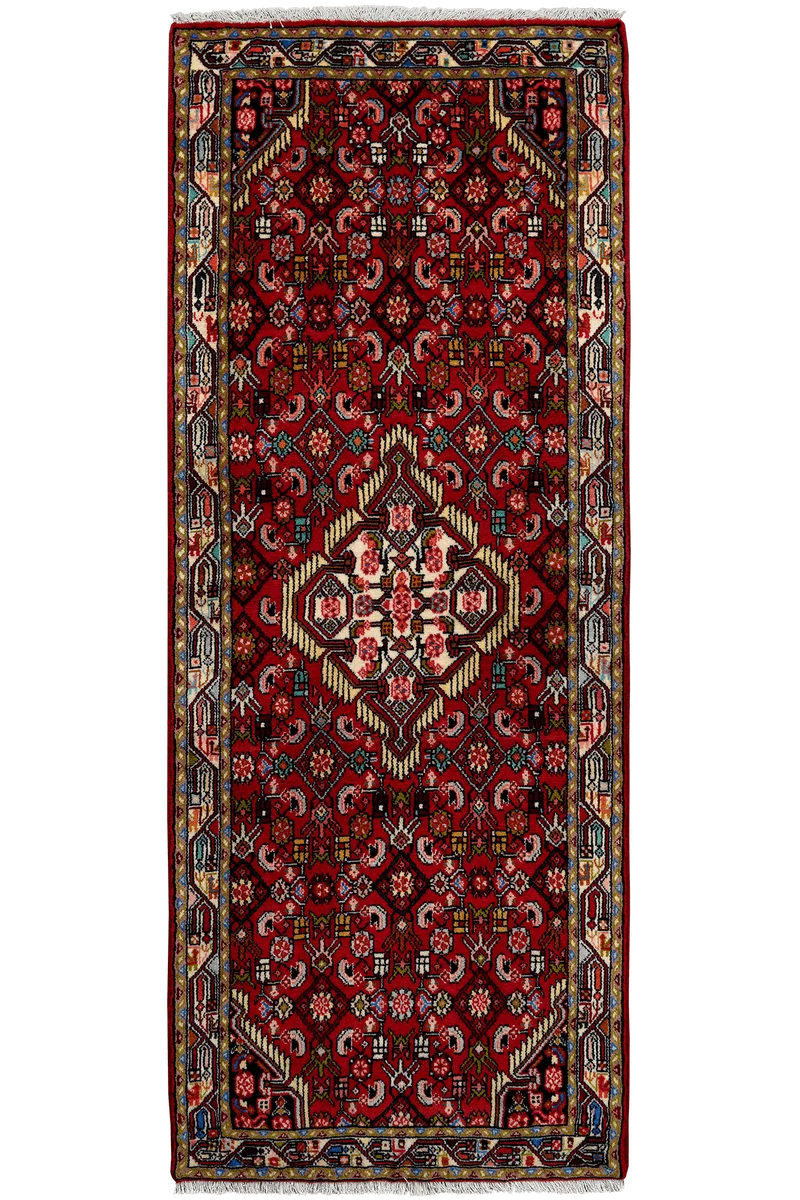 Assadabad · Handgeknüpft – Rot, 204x79 cm