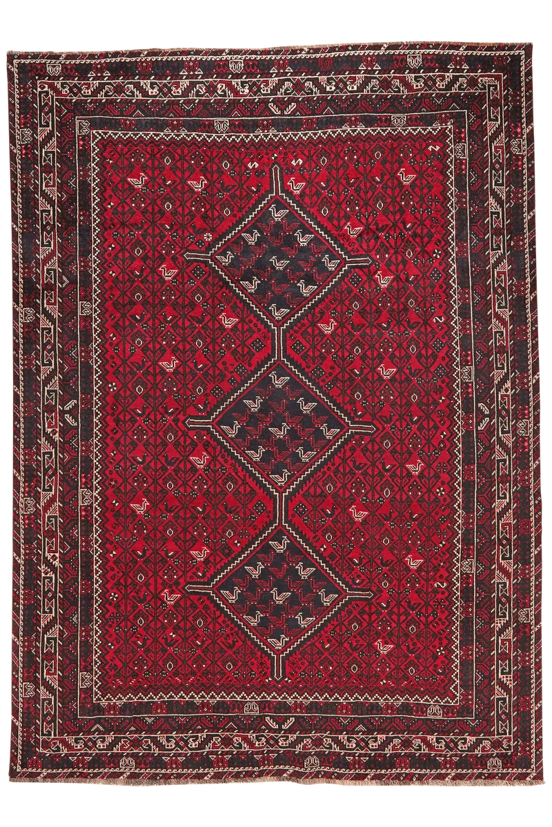 Gashgai · Handgeknüpft – Rot, 332x239 cm