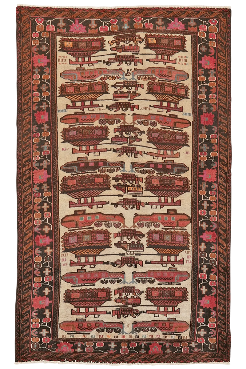 Belutch · Handgeknüpft – Beige, 162x100 cm