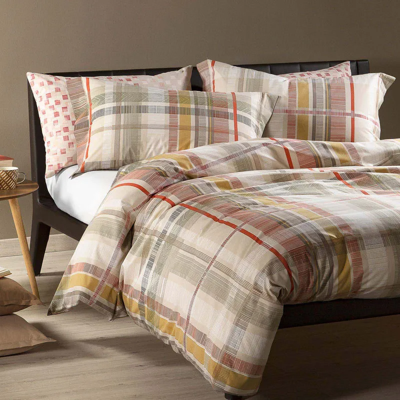Copripiumino con federe chalet Winter Cottage in Cotone