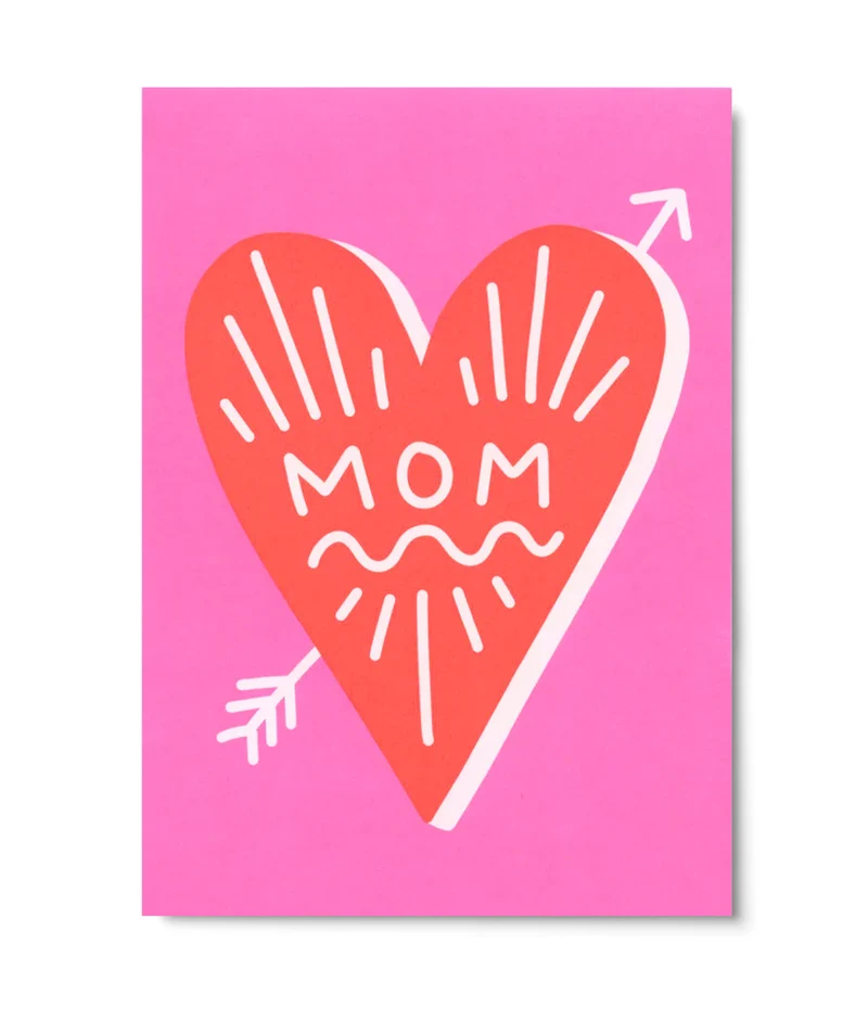 Postkarte Mom