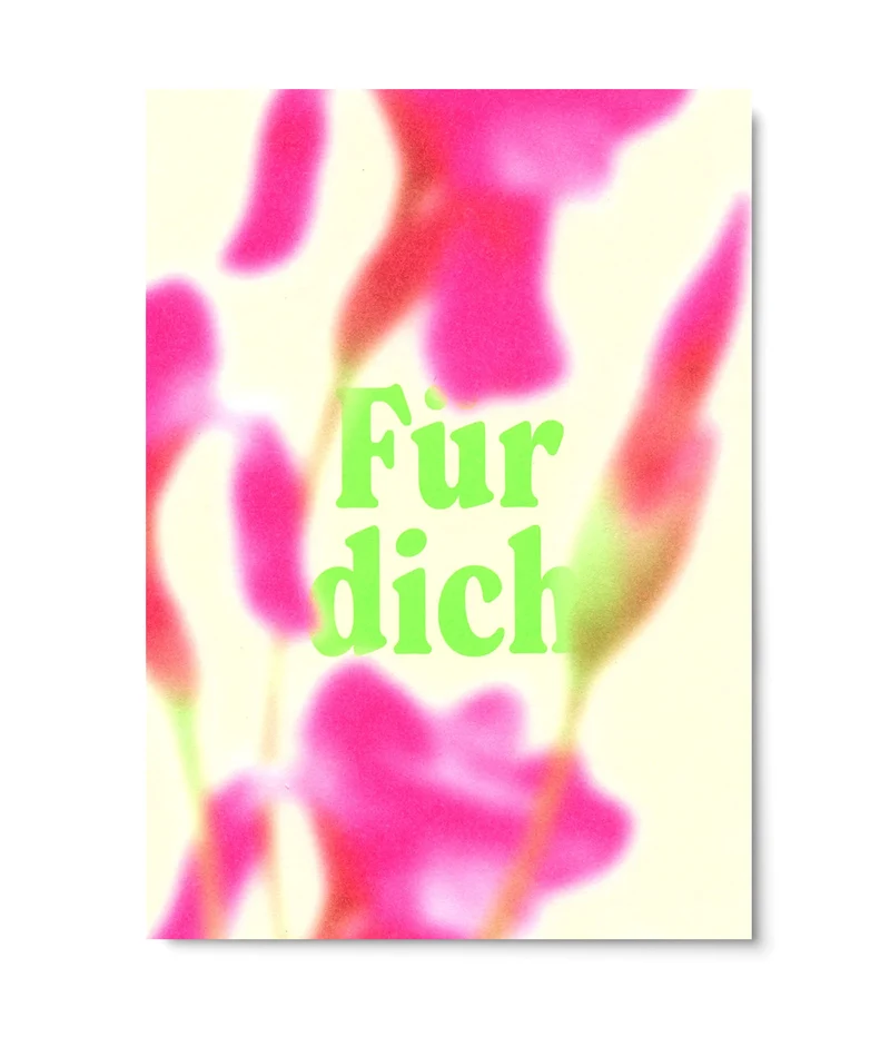 Postkarte Für Dich Blurred