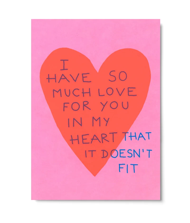 Postkarte So Much Love