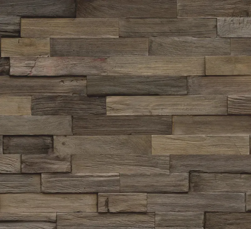 INDO FSC-Line Teak Charred Wandpaneele