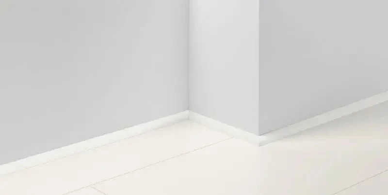 Viertelstab MDF weiß