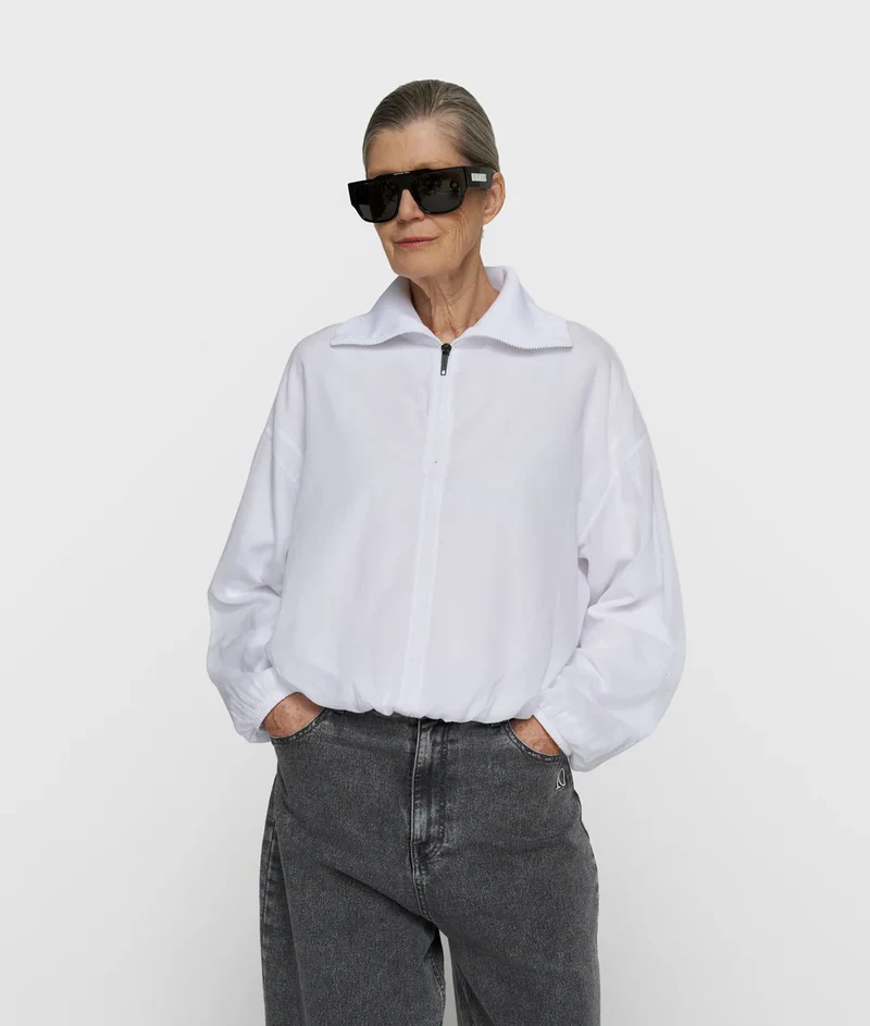 10DAYS AMSTERDAM Half Zip Balloon Top