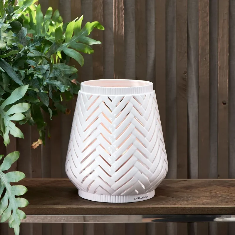 RM Laterne Windlicht Roseville Herringbone 26 cm