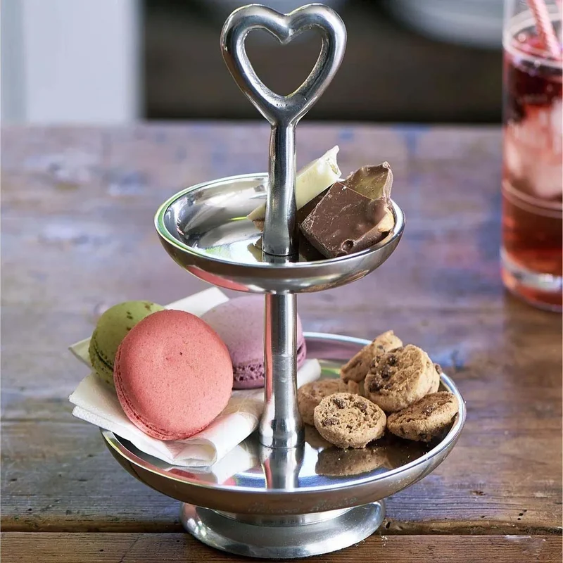 RM Etagere Metall Lovely Heart / H 20 cm