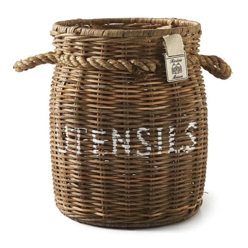 RM Küchenutensilienhalter Rustic Rattan