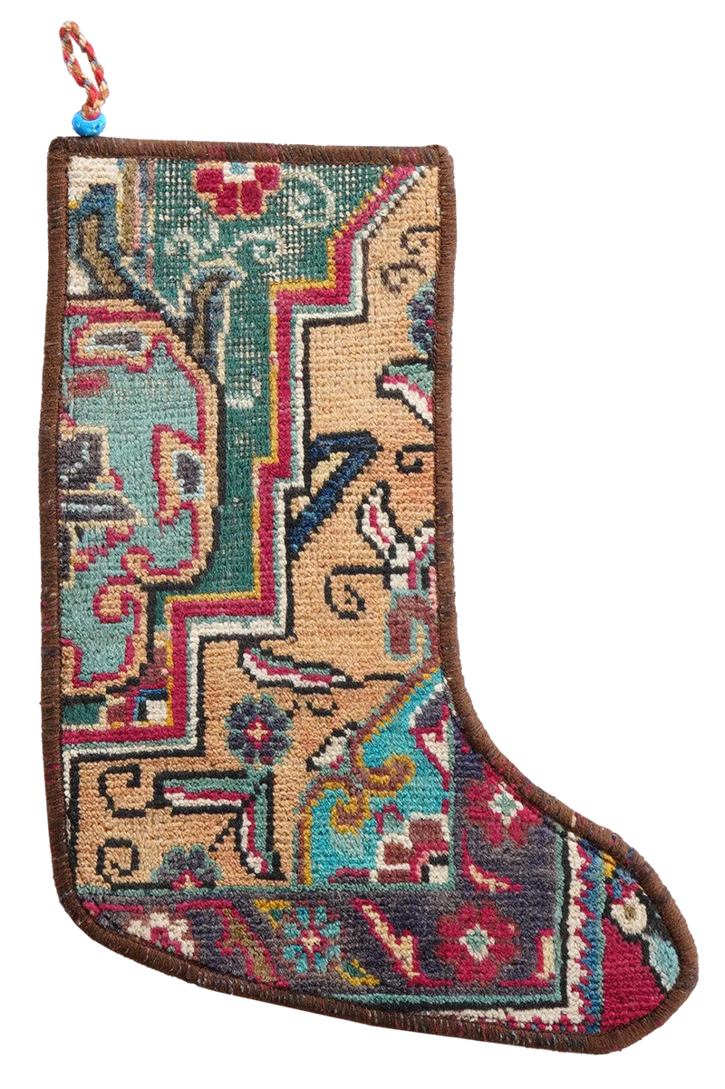 Weihnachtsstrumpf · Handgefertigt – Bunt, 41x56 cm