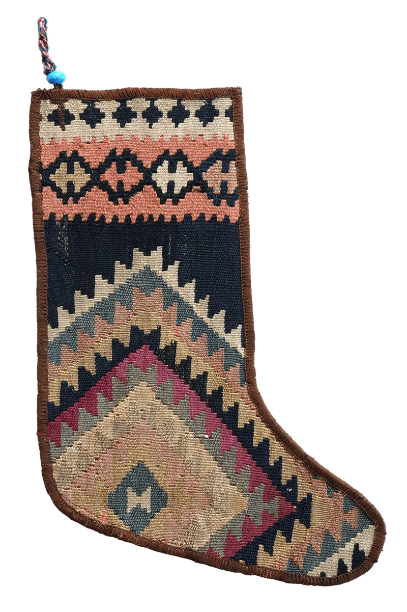 Weihnachtsstrumpf · Handgefertigt – Bunt, 41x56 cm