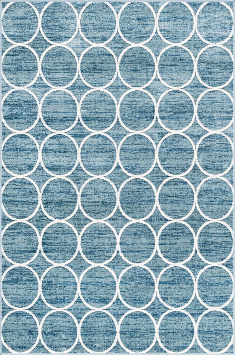 Teppich "TiTan Trellis" Rechteckig Blau verschiedene Größen