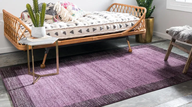 Teppich BEST TIME Rechteckig Violett verschiedene Größen