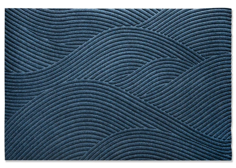 Wohnmatte 85x130 Sjø blau