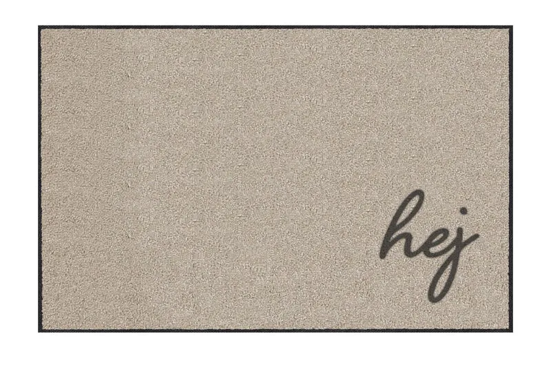 Fußmatte 60x85 Mat Hej beige
