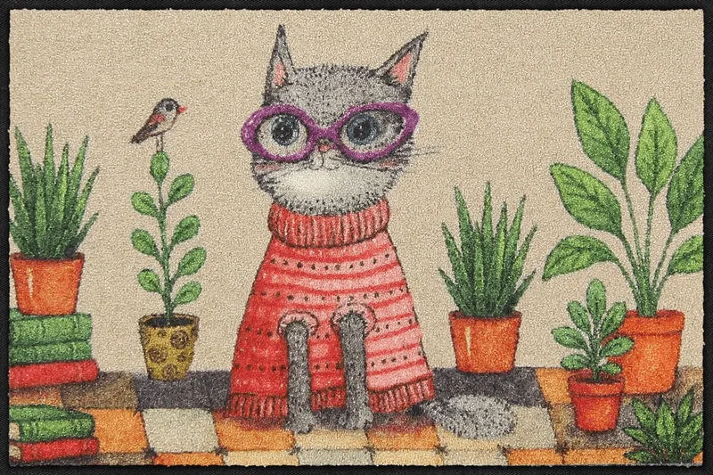 Fußmatte 50x75 Sophisti-Cat grau