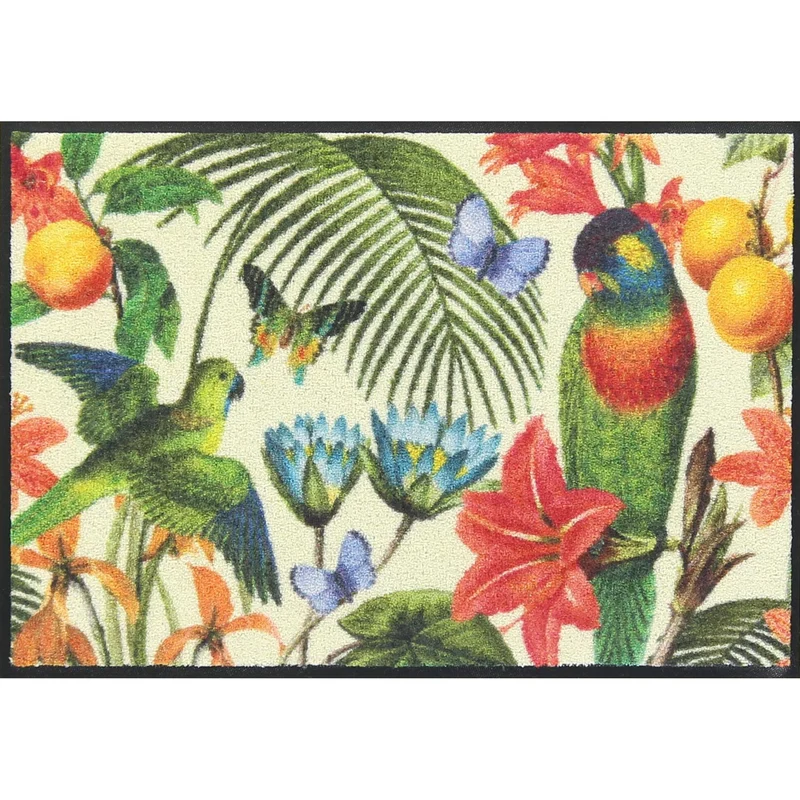 Fußmatte 50x75 Jardin Majorelle grün