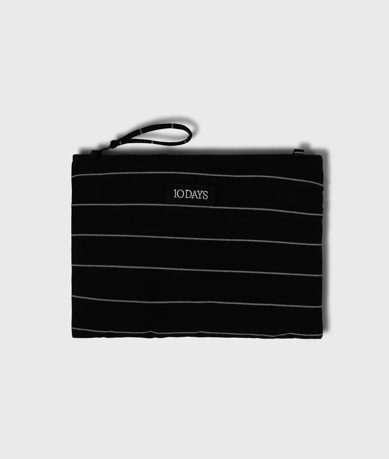 10DAYS AMSTERDAM First Class Clutch Medium Black