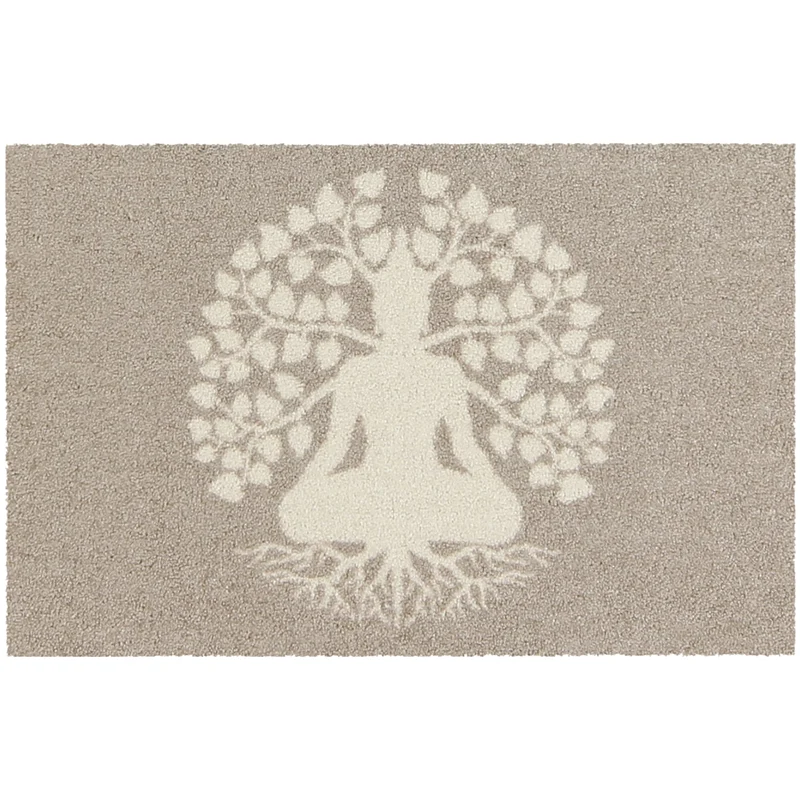 Fußmatte 45x70 Mat Lebensbaum beige