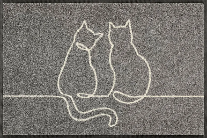 Fußmatte 50x75 Lovetails grau