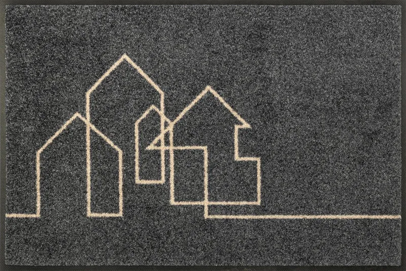 Fußmatte 50x75 Linestreet anthrazit